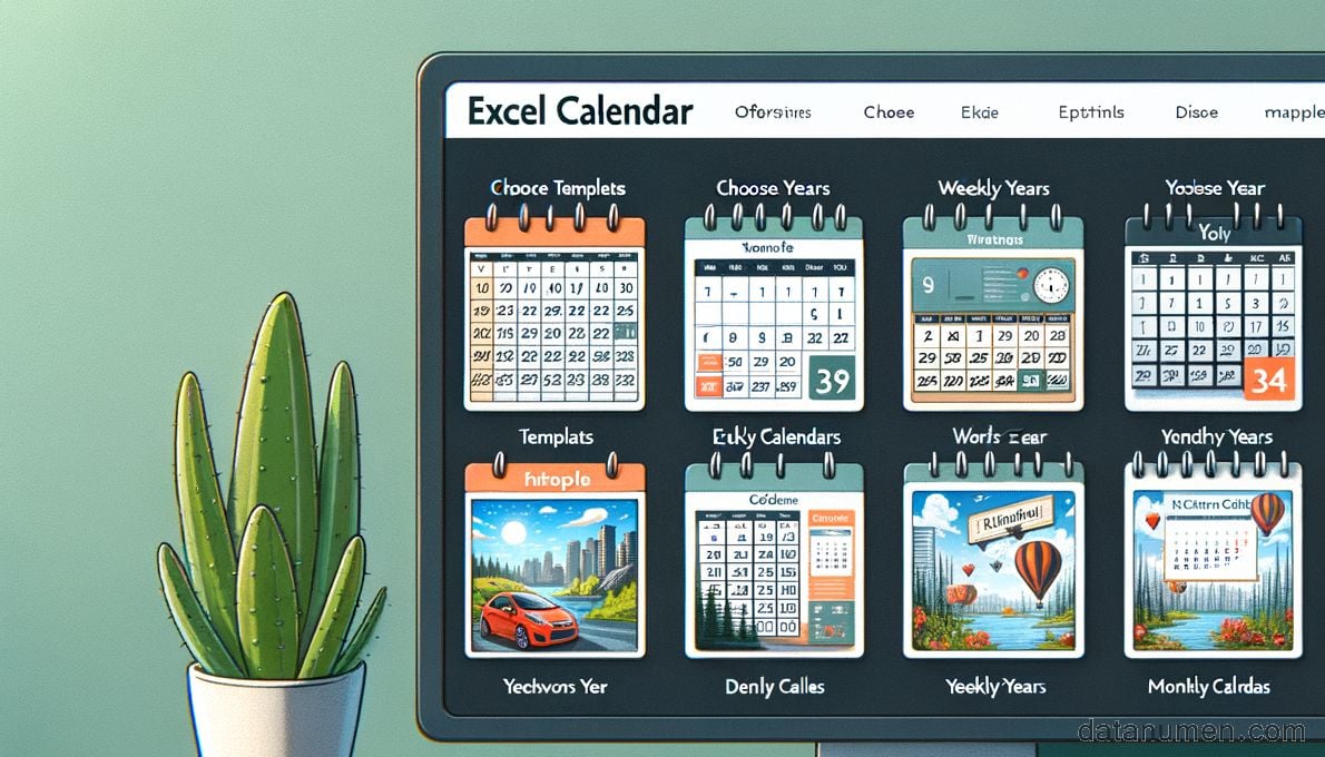 Plantilla de calendario de Excel Introducción al sitio