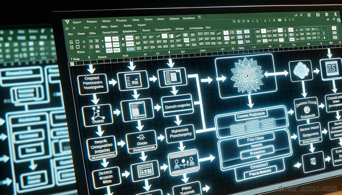 Excel Flow Chart Template Site Conclusion