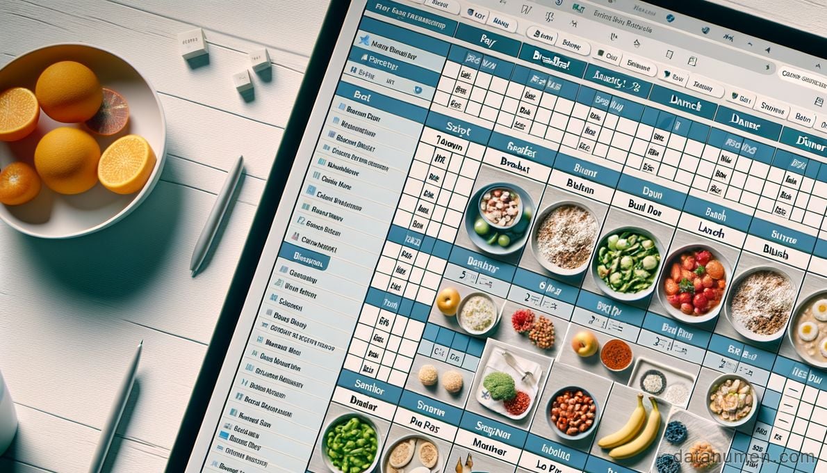 Excel Meal Plan Template Site Conclusion