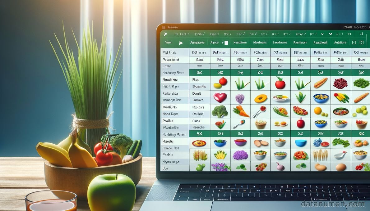 Excel Meal Plan Template Site Introduction