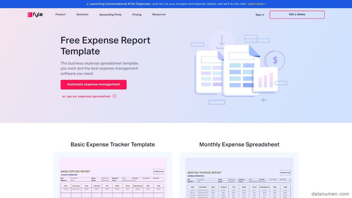 Fyle Expense Report Templates