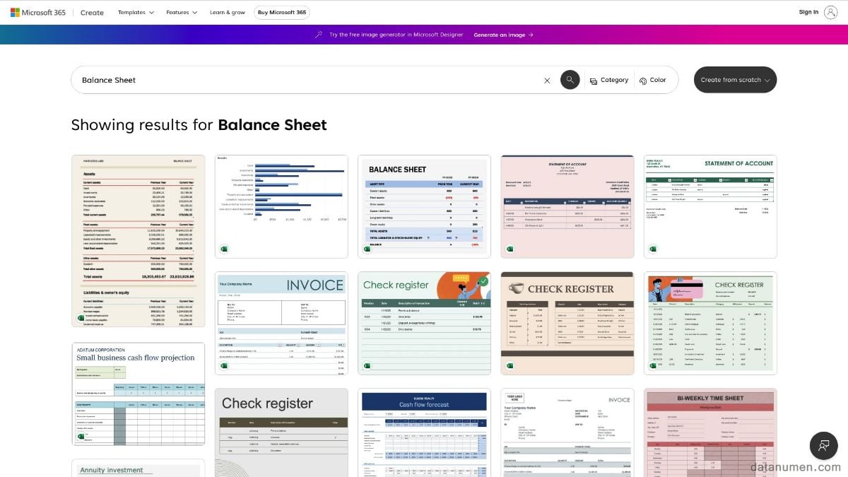 Microsoft Balance Sheet