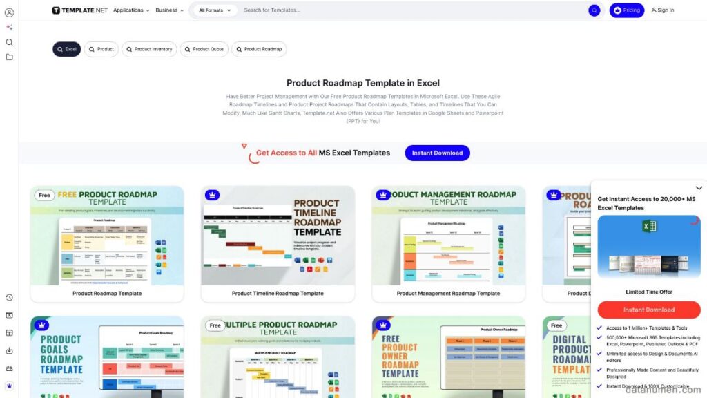 11 Best Excel Roadmap Template Sites (2026) [FREE]