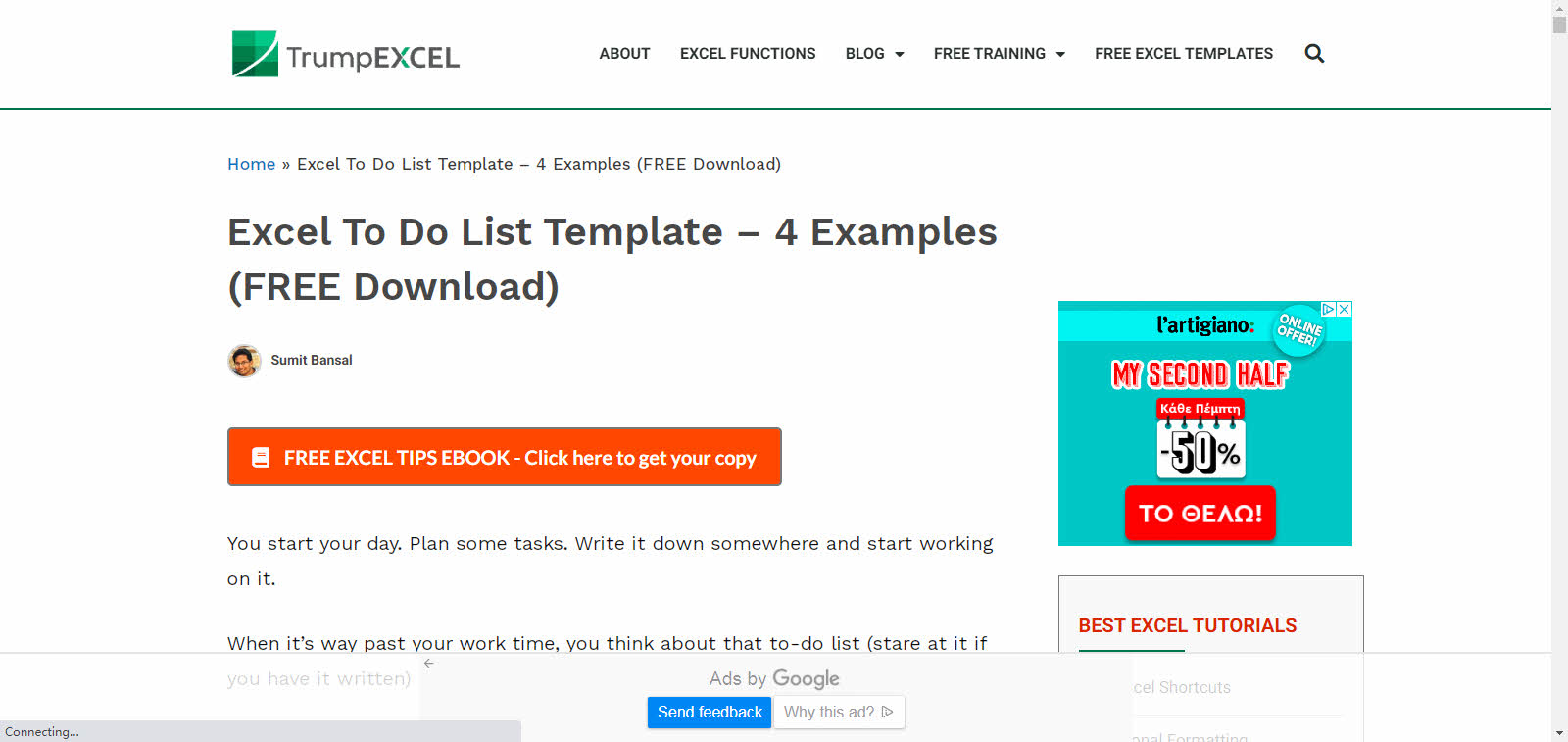 TrumpExcel Excel To Do List Template 