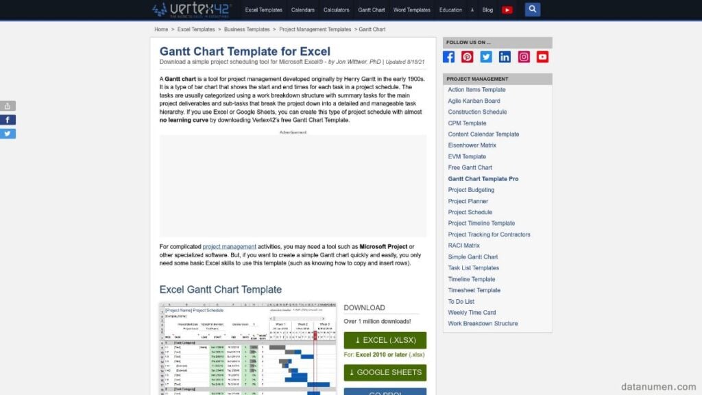 11 best excel gantt chart template sites 2024 free 
