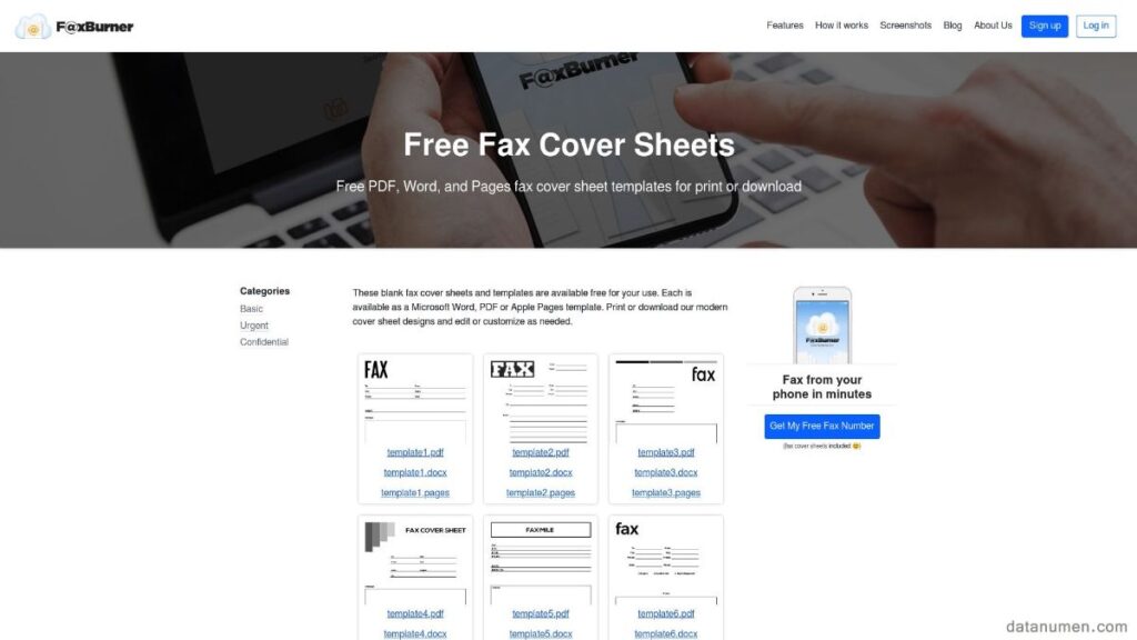 Page De Garde De Fax 11 meilleurs sites de modèles de feuilles de garde de fax Word (2024