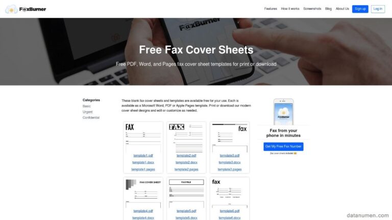 11 meilleurs sites de modèles de feuilles de garde de fax Word (2024