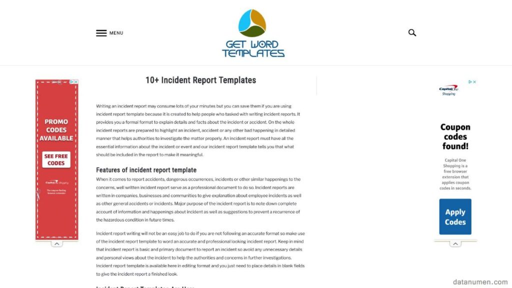 11 Best Word Incident Report Template Sites (2024) [FREE]