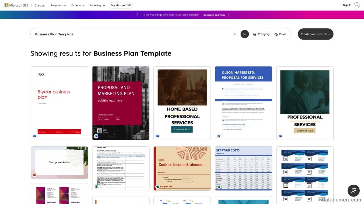 Microsoft Business Plan Template