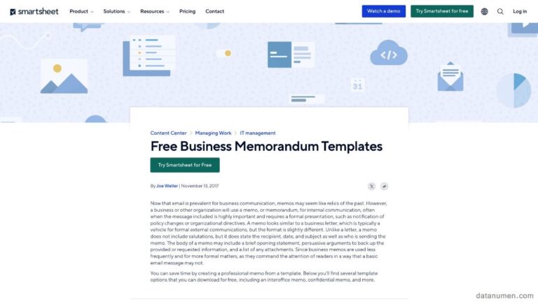 11 Best Word Memo Template Sites (2026) [FREE]