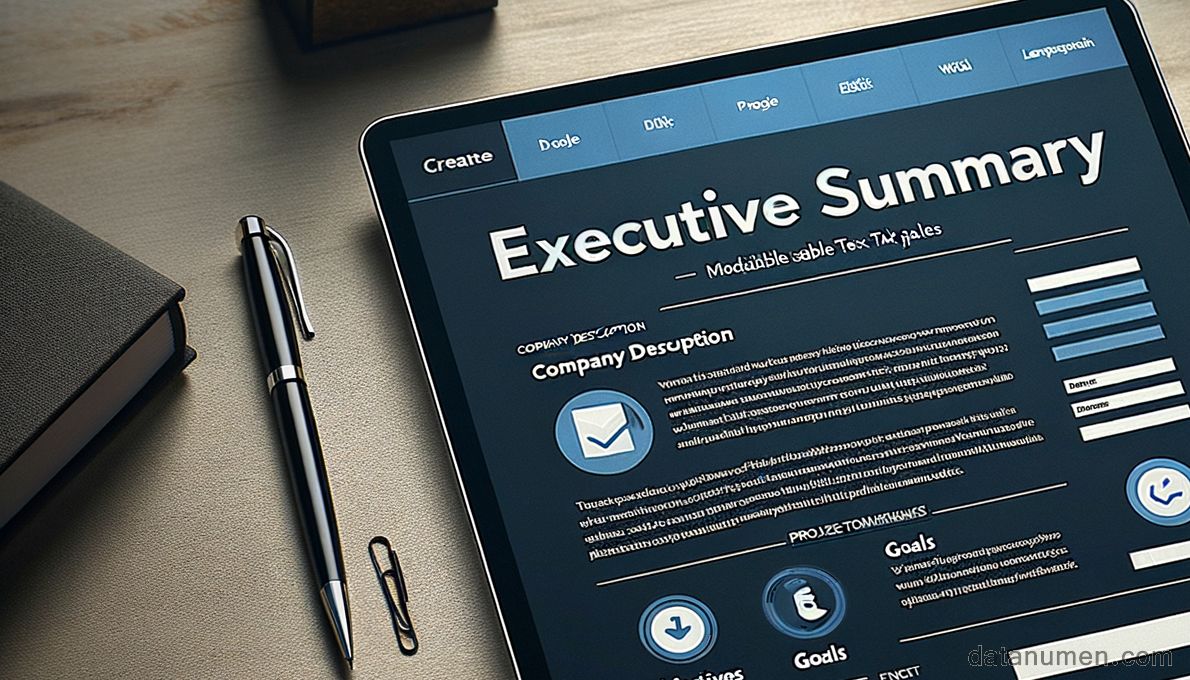 Word Executive Summary Template Site Conclusion