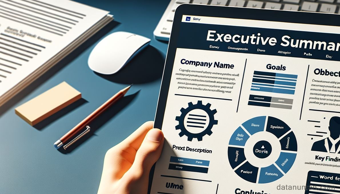 Word Executive Summary Template Site Introduction