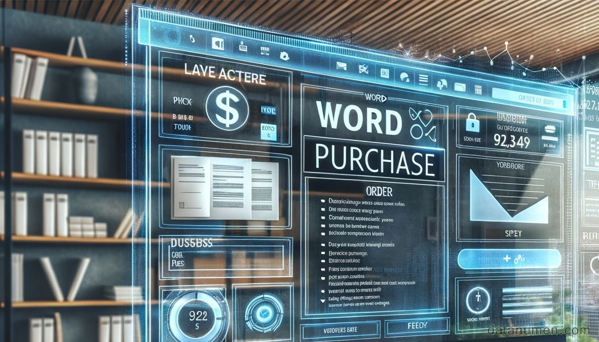 Word Purchase Order Template Site Introduction