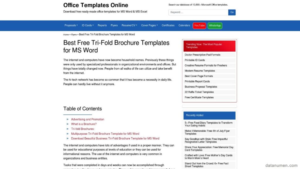 11 Best Word Brochure Template Sites (2026) [FREE]