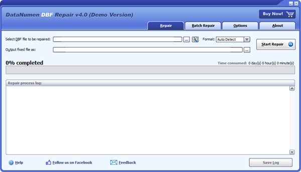DataNumen DBF Repair screenshot DataNumen DBF Repair screenshot