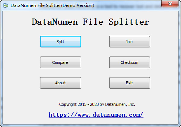 DataNumen File Splitter Windows 11 download