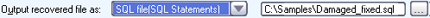 Select Fixed File Name