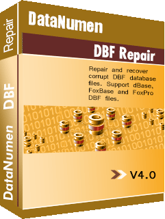 DataNumen DBF Repair 4.0 बॉक्सशॉट