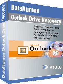 DataNumen Outlook Drive Recovery 10.0 Kutu Atışı