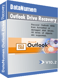 DataNumen Outlook Drive Recovery 10.2 Boxshot