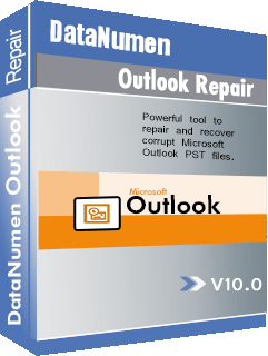DataNumen Outlook Repair Знімок екрану 10.0 року