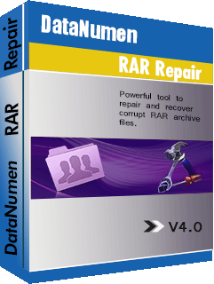 DataNumen RAR Repair 4.0 Boxshot