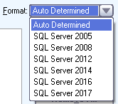 Select Source Format