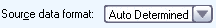 Select Source Format