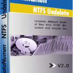 DataNumen NTFS Undelete Boxshot