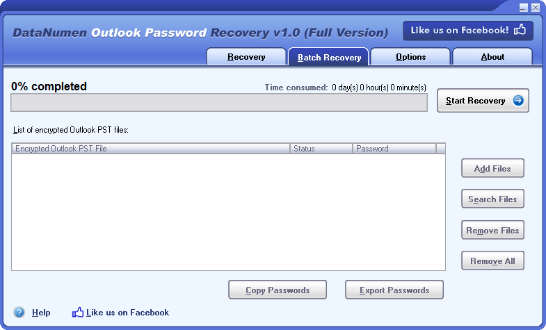 pst password recovery tool free download