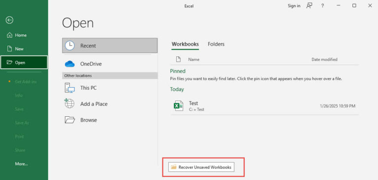 How to Recover Unsaved Excel File: Complete Guide [2026]