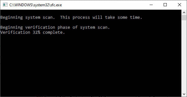 Use System File Checker (SFC) to check the system files if you cannot open the Outlook window.