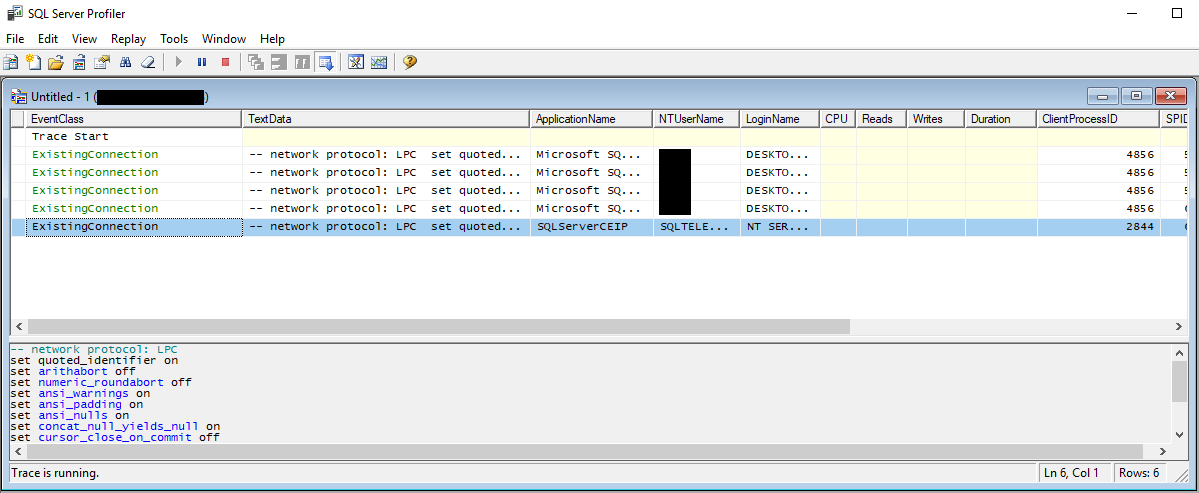 SQL Server Profiler