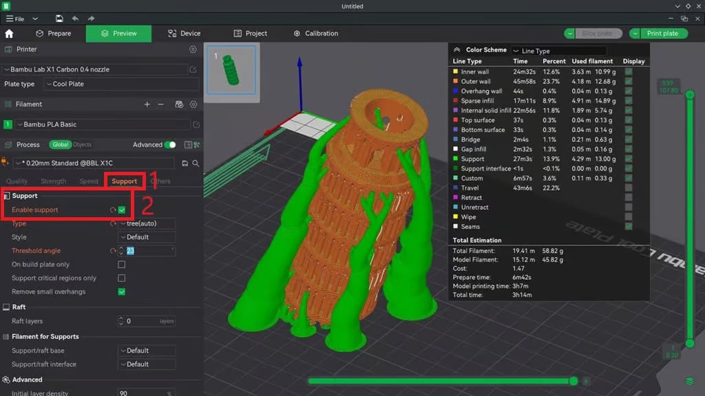 Use Bambu Studio to repair STL files.
