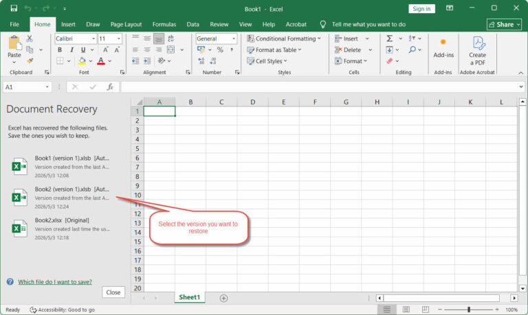 How to Recover Unsaved Excel File: Complete Guide [2026]