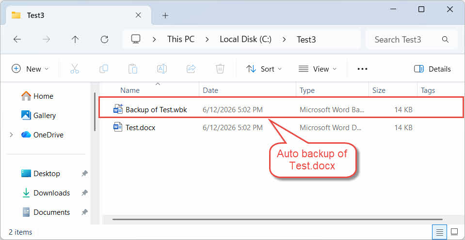 Word auto backup file (*.wbk)
